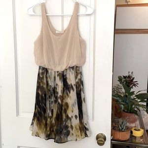 Lush empire waist dress two-toned sz s. Never worn